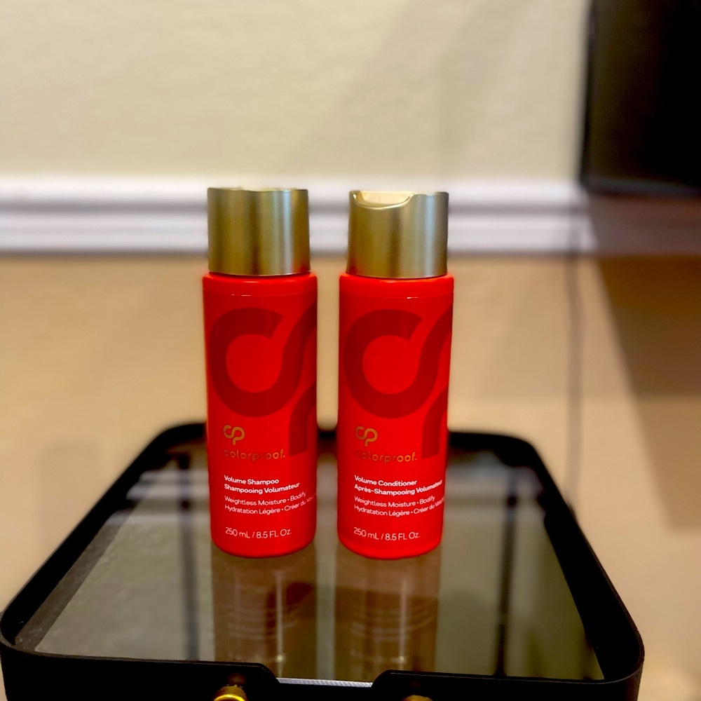 Colorproof volumizing shampoo and conditioner